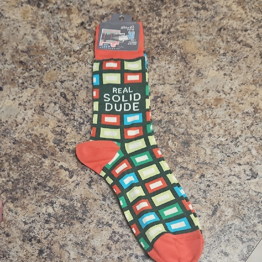 Primitives by Kathy Men's Fun Socks - Red, Green, Blue